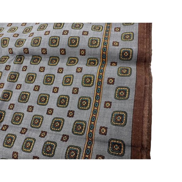Yves Saint Laurent Vintage Handkerchief / Pocket Square / Small Scarf 19" - Picture 3 of 11